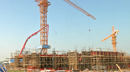 桐城 假期我在崗，重點(diǎn)項(xiàng)目施工忙